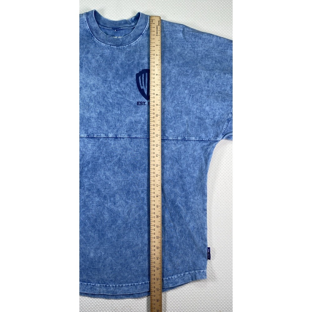 Warner Bros Studio Tour WB Established 1923 Shirt Blue Spirit Jersey Size XS - Picture 3 of 6